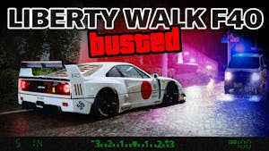 BUSTED! Liberty Walk Ferrari F40 photoshoot downtown Japan | Capturing Car Culture – Ep. 11