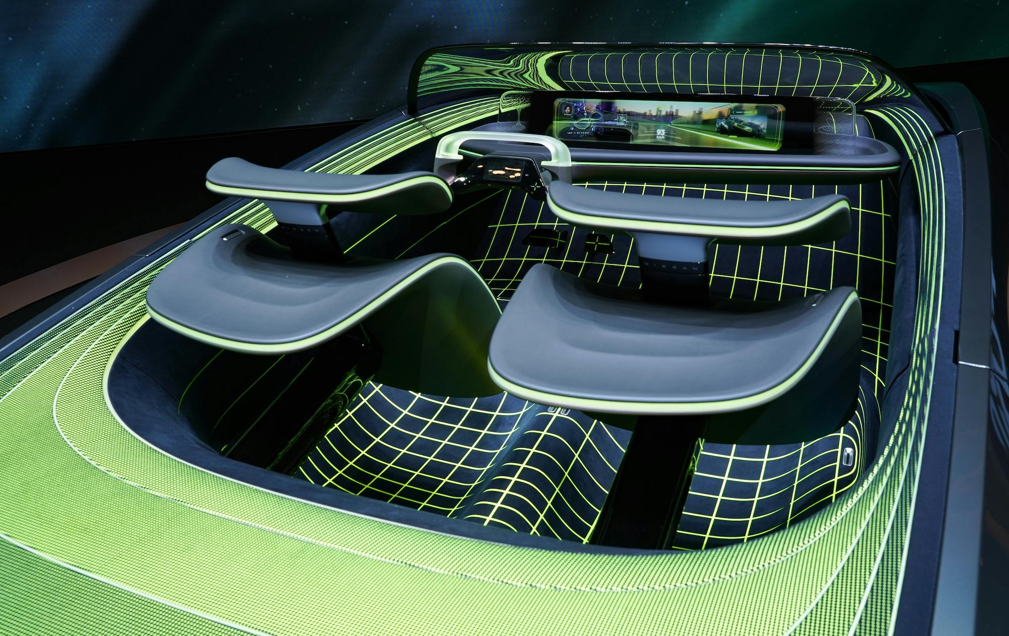 Nissan Max-Out Futuristic Concept Car seats up