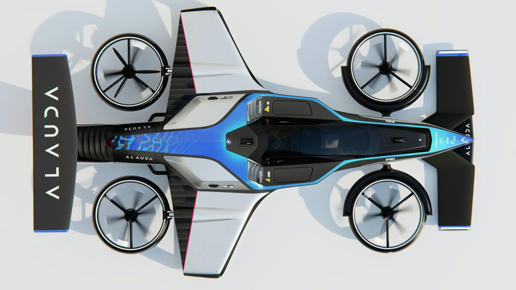 Airspeeder racing overhead