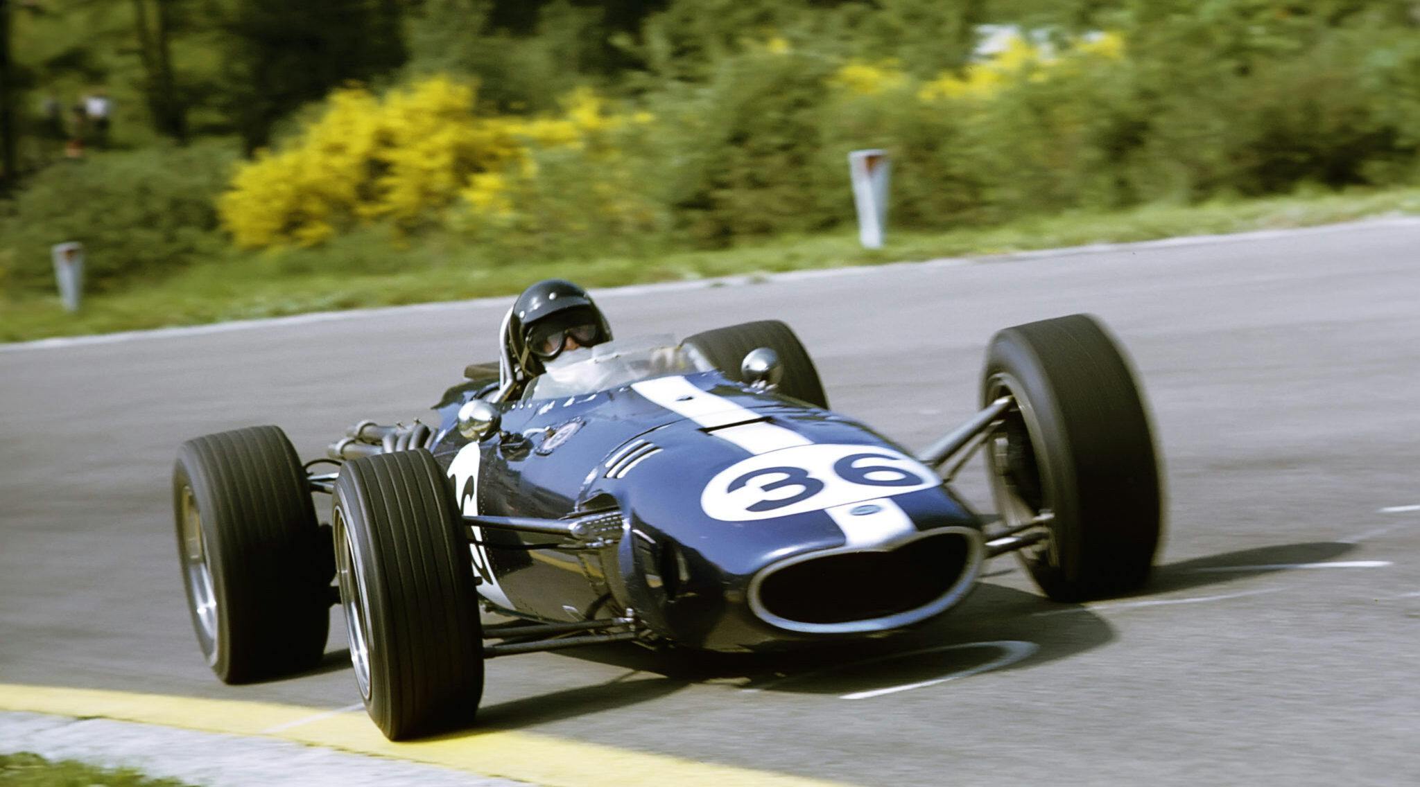 Dan Gurney Eagle-Weslake T1G during the 1967 Grand Prix of Belgium