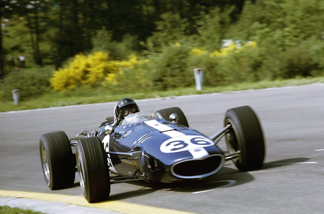 Dan Gurney Eagle-Weslake T1G during the 1967 Grand Prix of Belgium