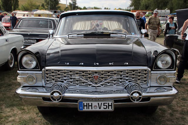 Eastern Bloc Chaika limousine of the Soviet manufacturer "Gorkowski Awtomobilny Sawod"