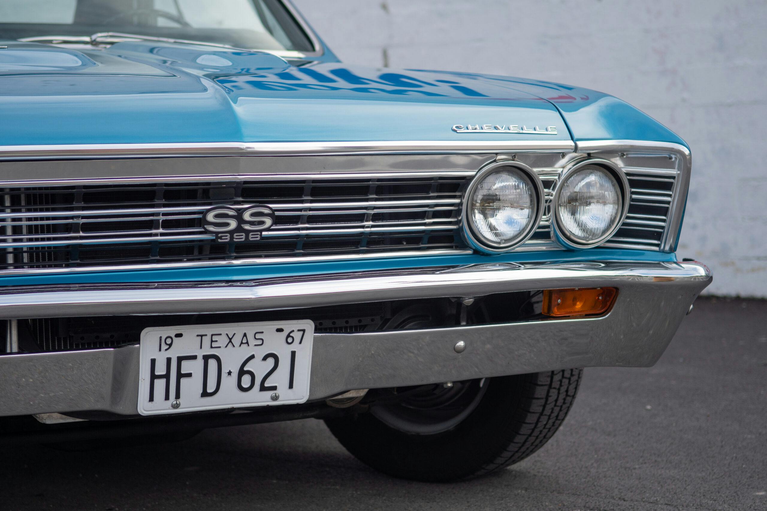 Chevelle SS grille closeup