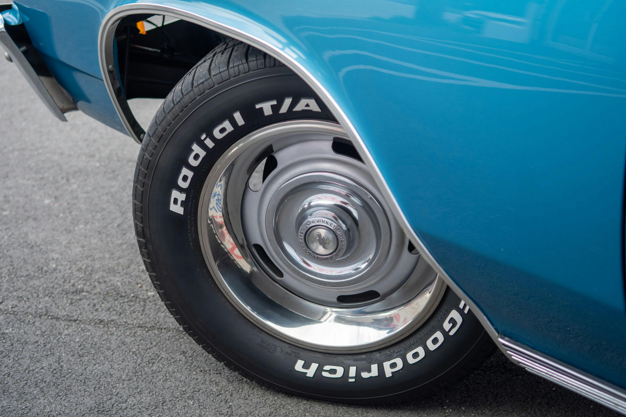 Chevelle SS front wheel tire