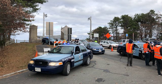 state police cars movie props