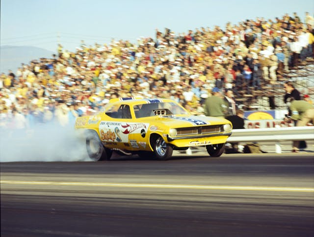 10th Annual NHRA Winternationals - Pomona: Don "The Snake" Prudhomme 1970