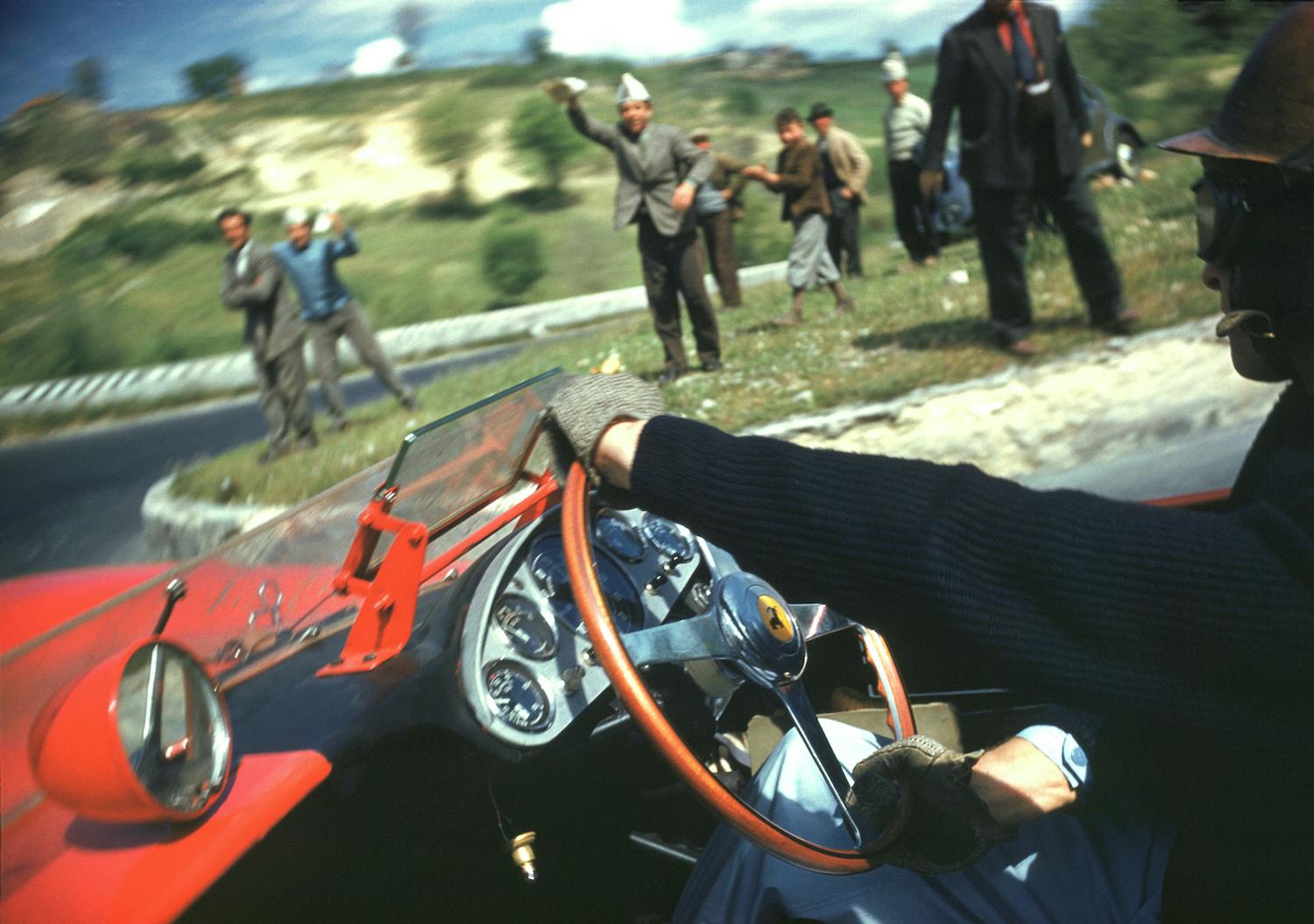 1957 Mille Miglia Peter Collins Klemantaski Color