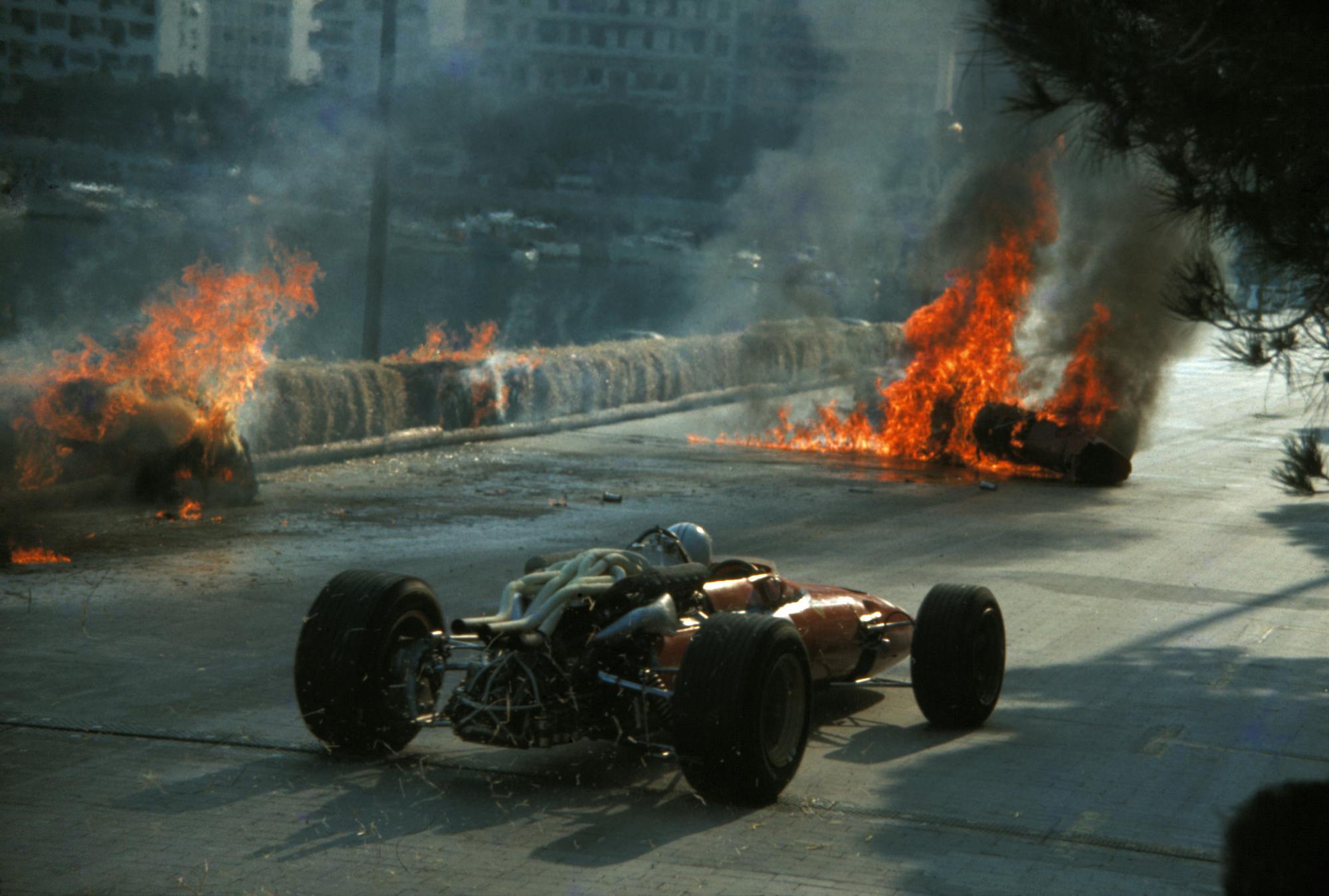 Monaco Grand Prix 1967 Chris Amon fire Lorenzo Bandini death