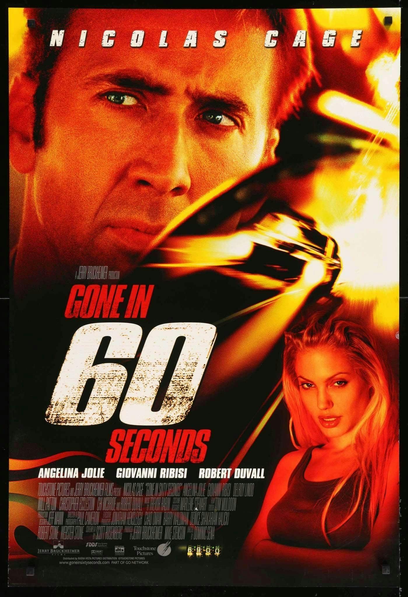 Gone in 60 seconds movie poster