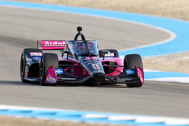 Helio Castroneves of Brazil driving a Honda for Meyer Shank Racing