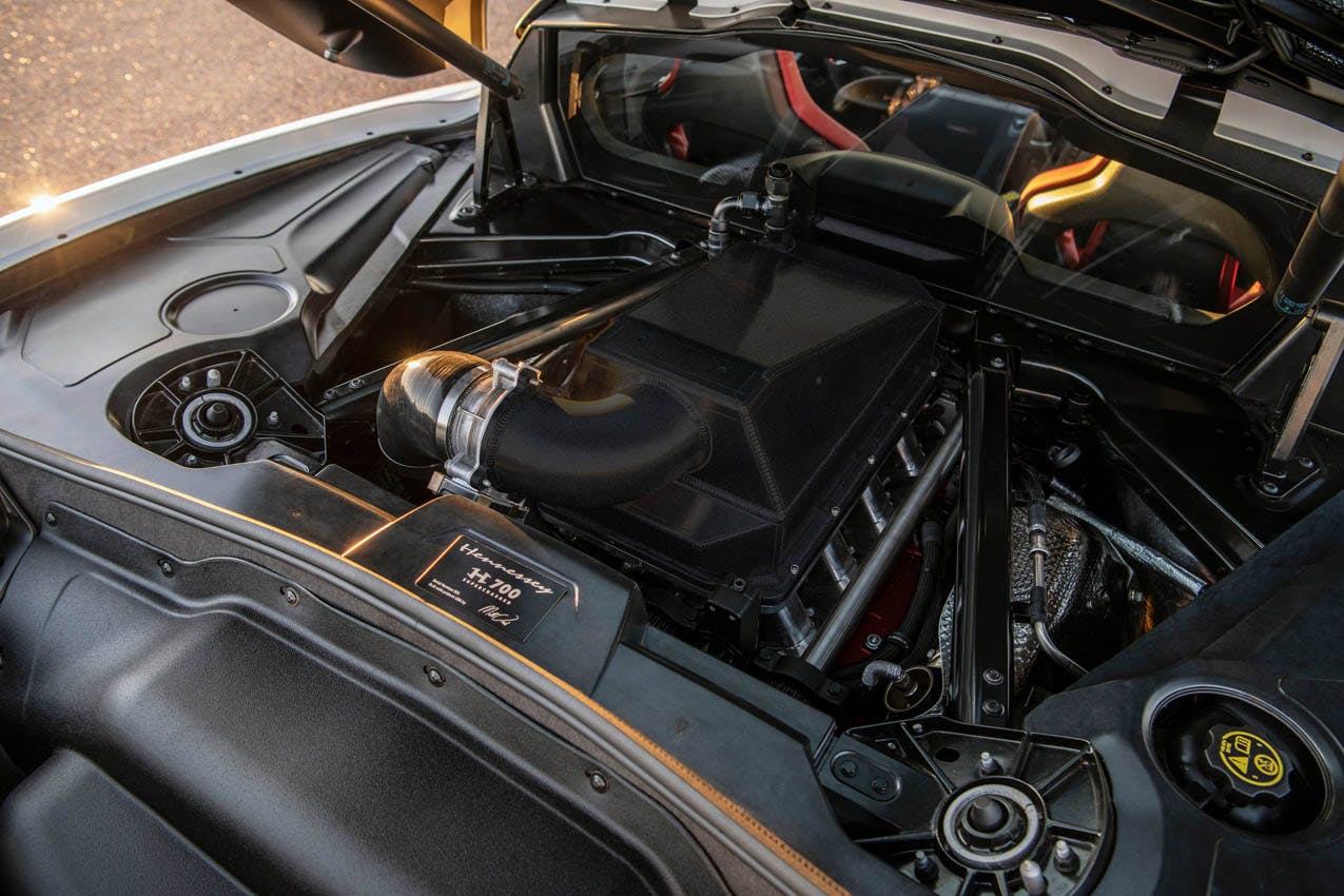 Hennessey H700 Supercharged C8 Corvette engine