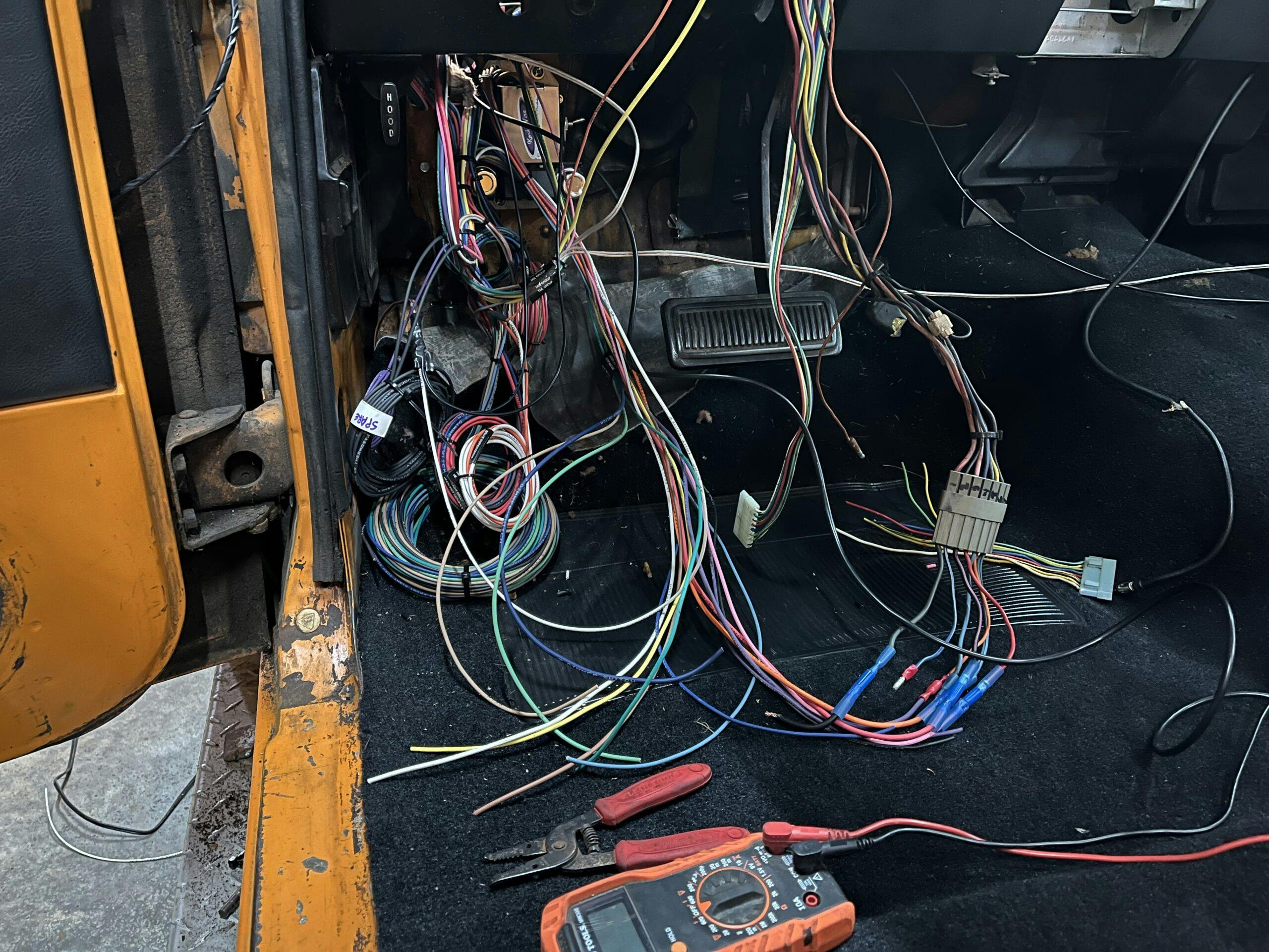 car electrical wiring birds nest