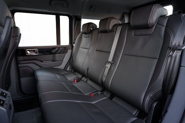 2023 Ineos Grenadier interior rear seat