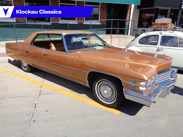 1974 Cadillac Sedan de Ville: Vivid in Victorian Amber Firemist - Hagerty  Media