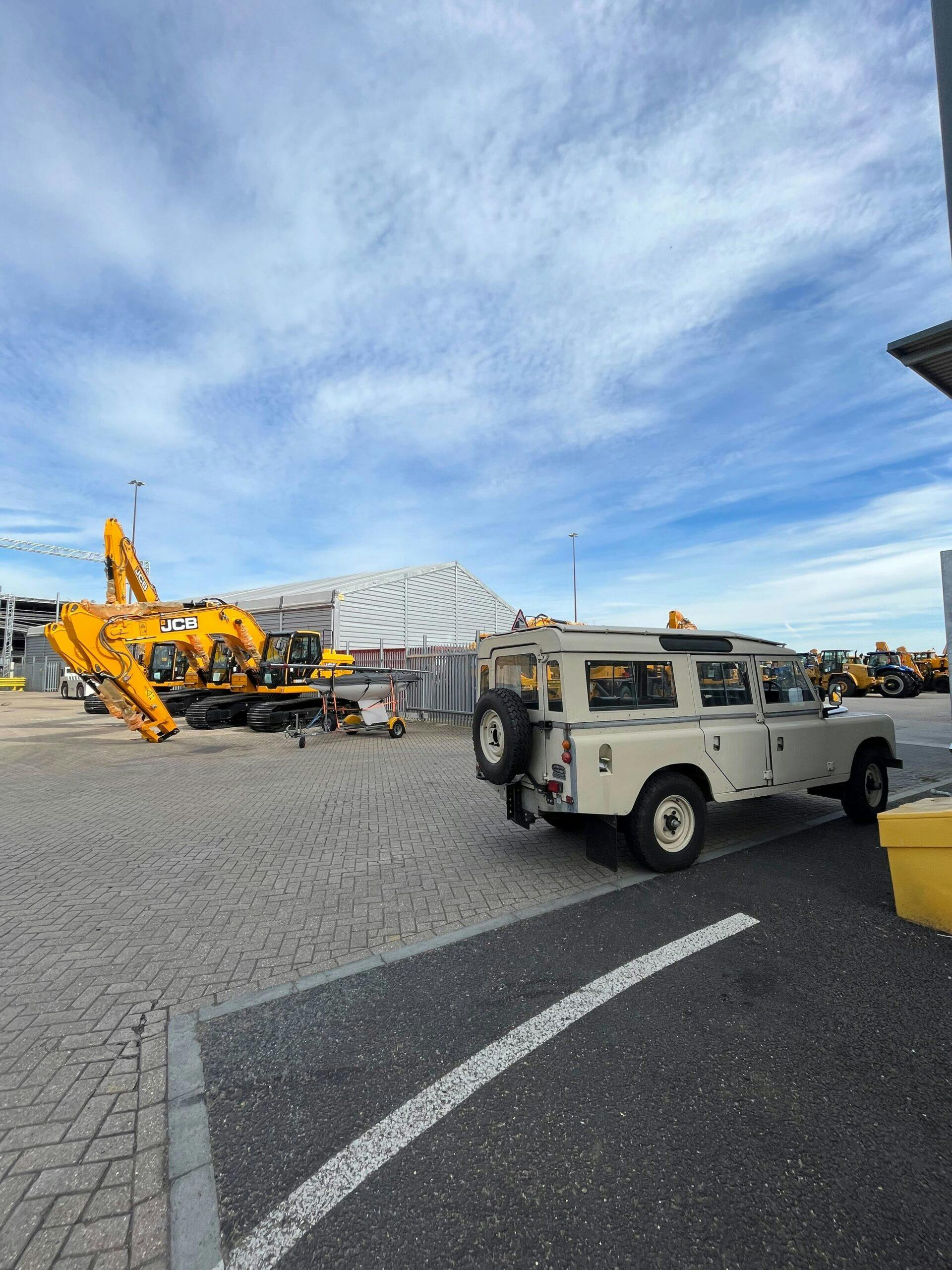 Land Rover Aaron Robinson port parking lot