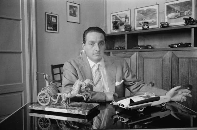 Luigi Segre office portrait