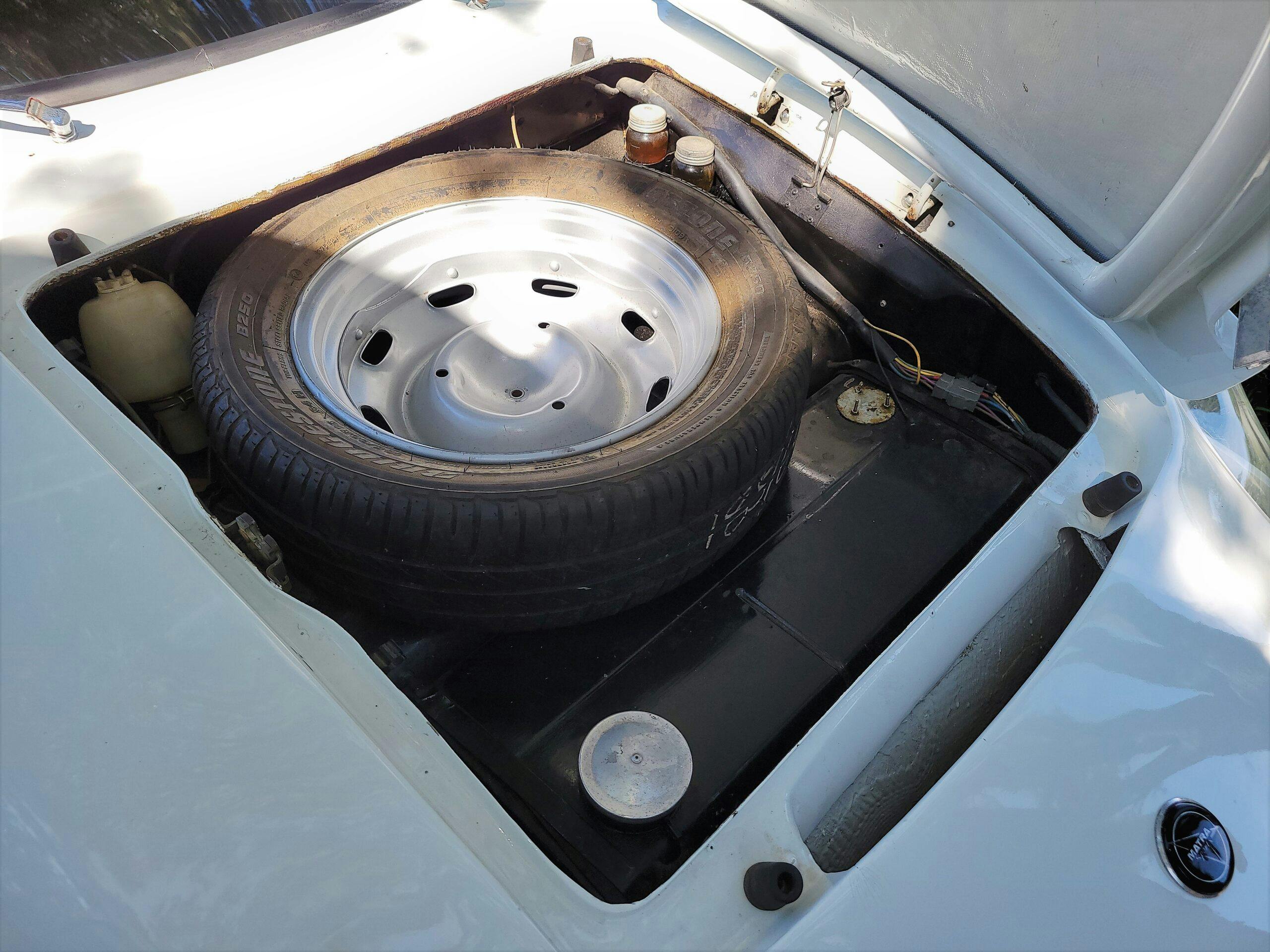 1966 Matra-Bonnet DJet 5S frunk spare tire