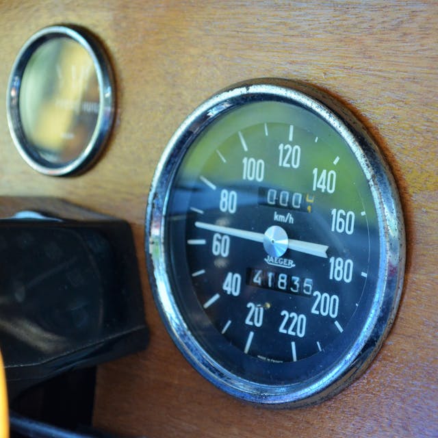 1966 Matra-Bonnet DJet 5S speedometer