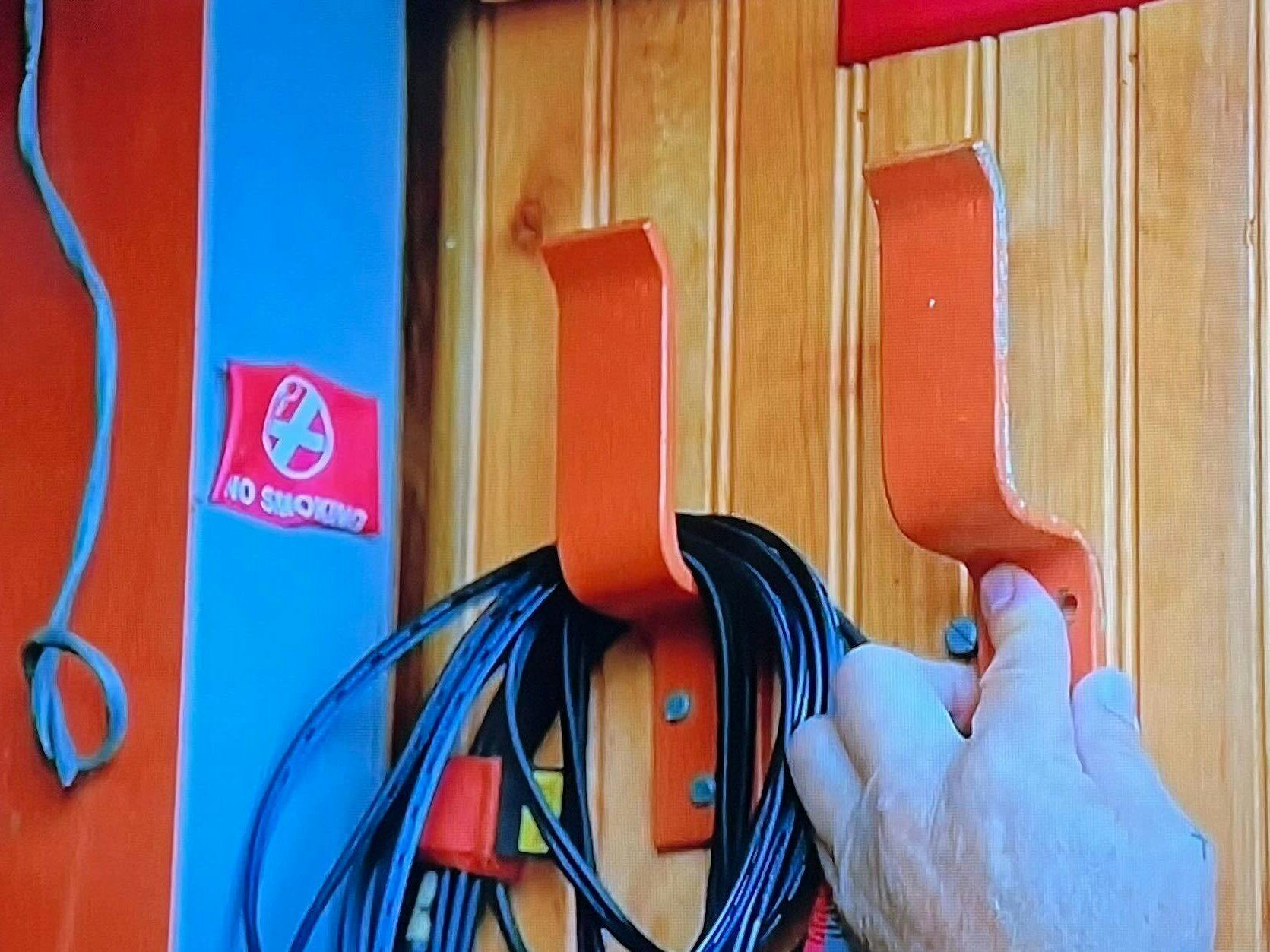 american pickers music studio trailer cable hooks