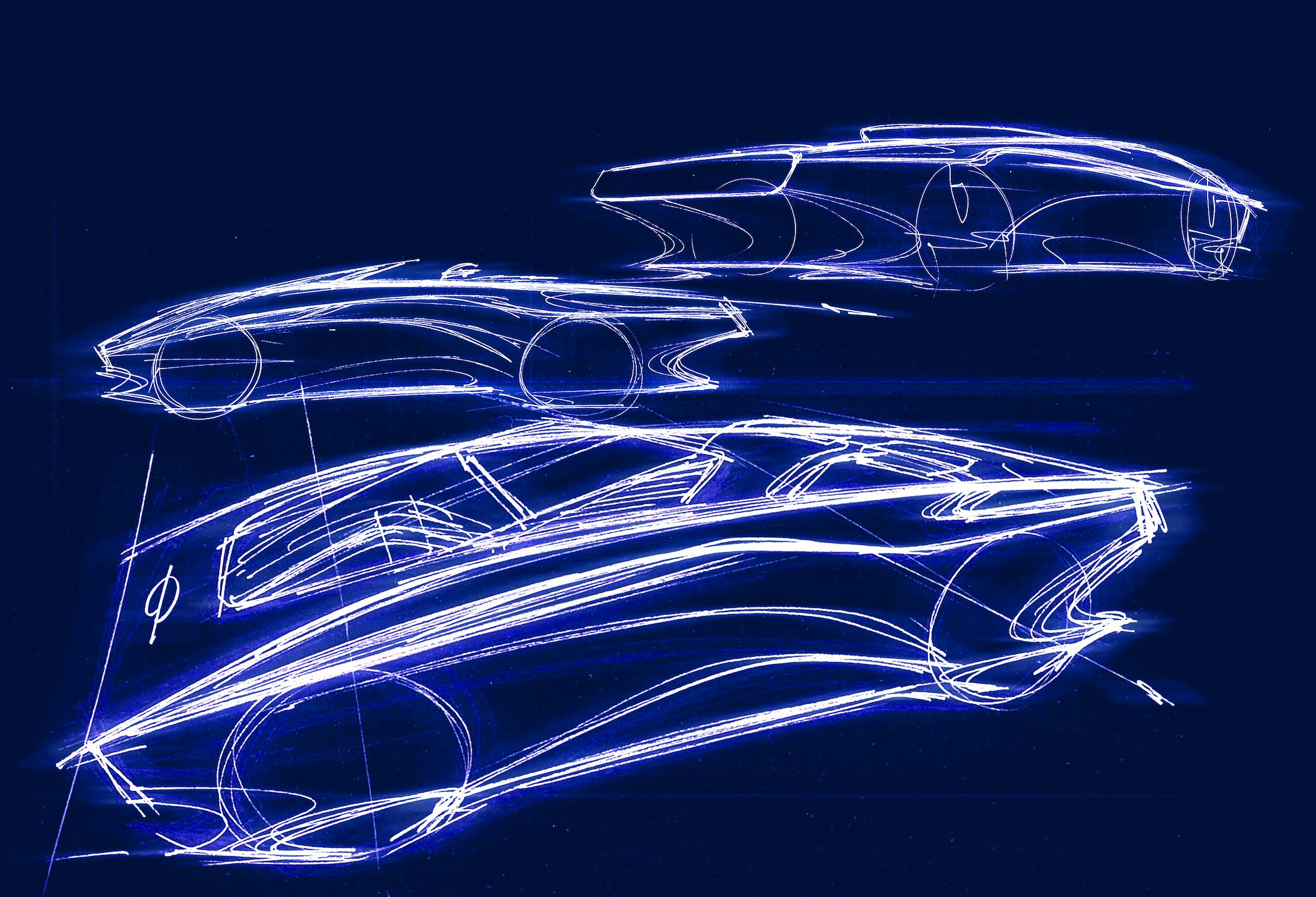 Nissan Max-Out Futuristic Concept Car sketches