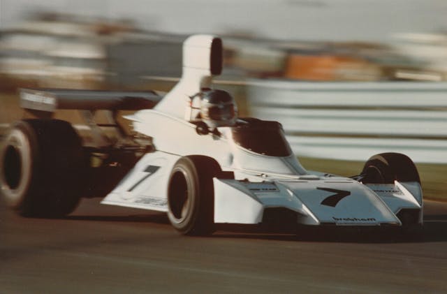 Brabham number 7 Phil Reilly driving
