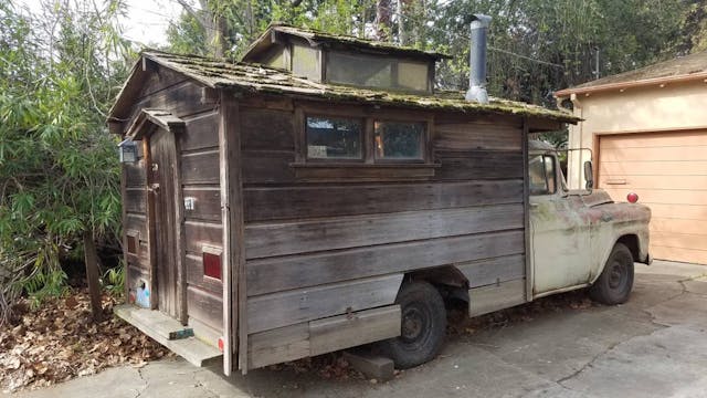 Trundlehouse homebuilt camper truck rear three quarter