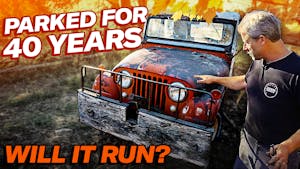 Rusty Jeep CJ-5 Parked For 40 Years! | Will It Run?