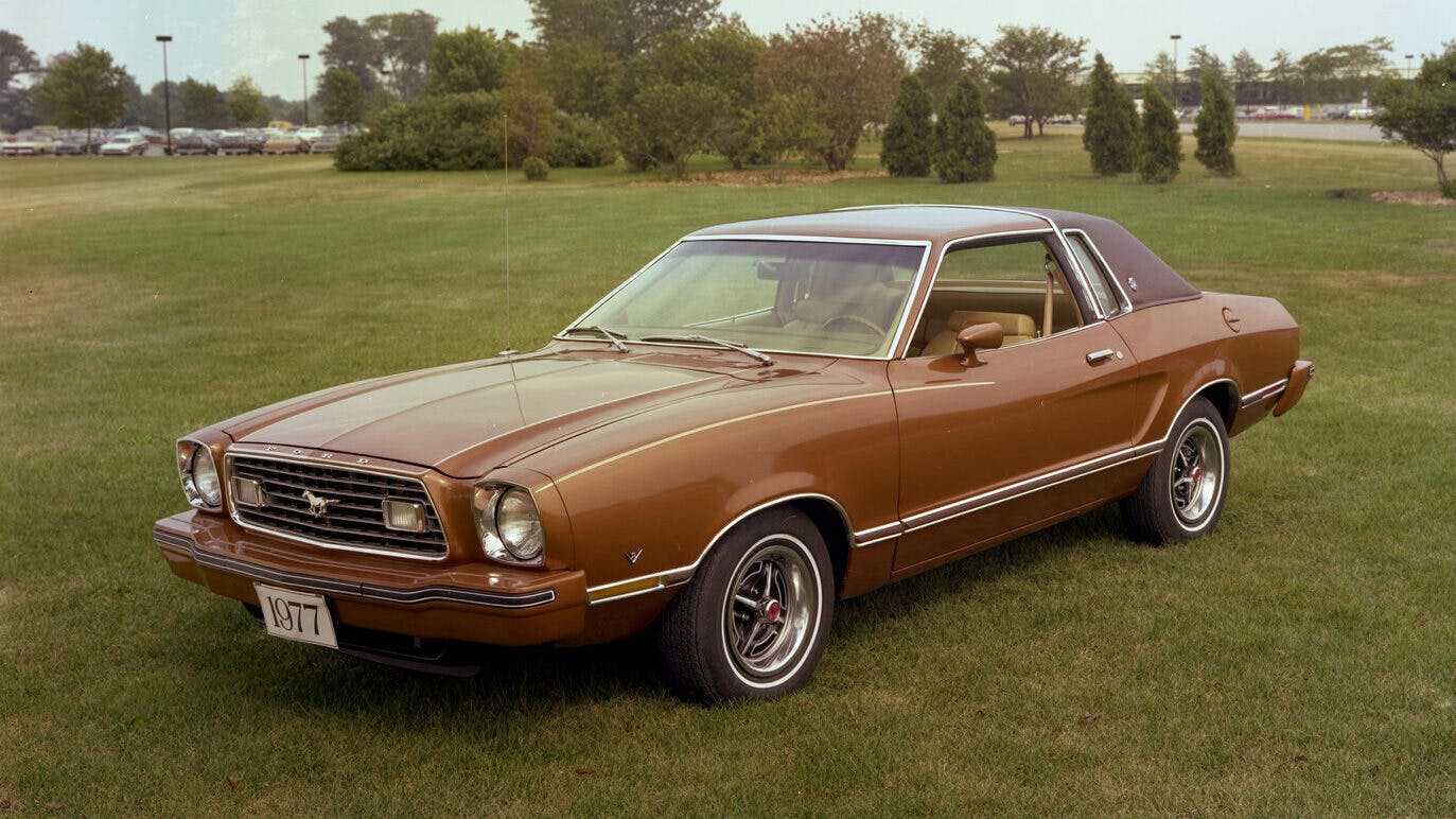 1977_ford_mustang_ii_ghia front three quarter