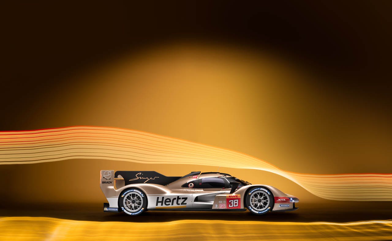 Hertz Team Jota Porsche 963 LMDh exterior side profile