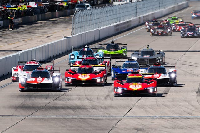 12 Hours of Sebring WEC race LMH prototypes