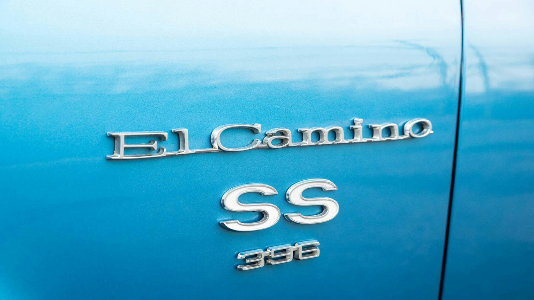 1970 Chevrolet El Camino SS 396 badges