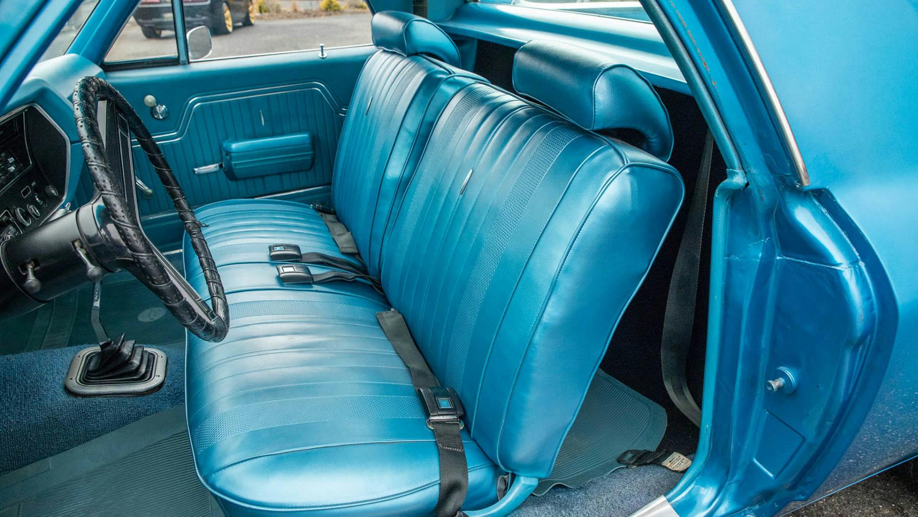 1970 Chevrolet El Camino SS 396 interior seat