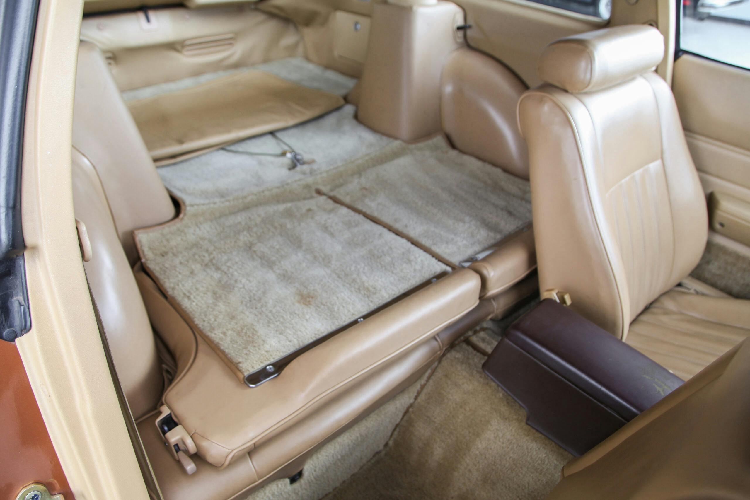 1981 Datsun 280ZX interior rear seat down