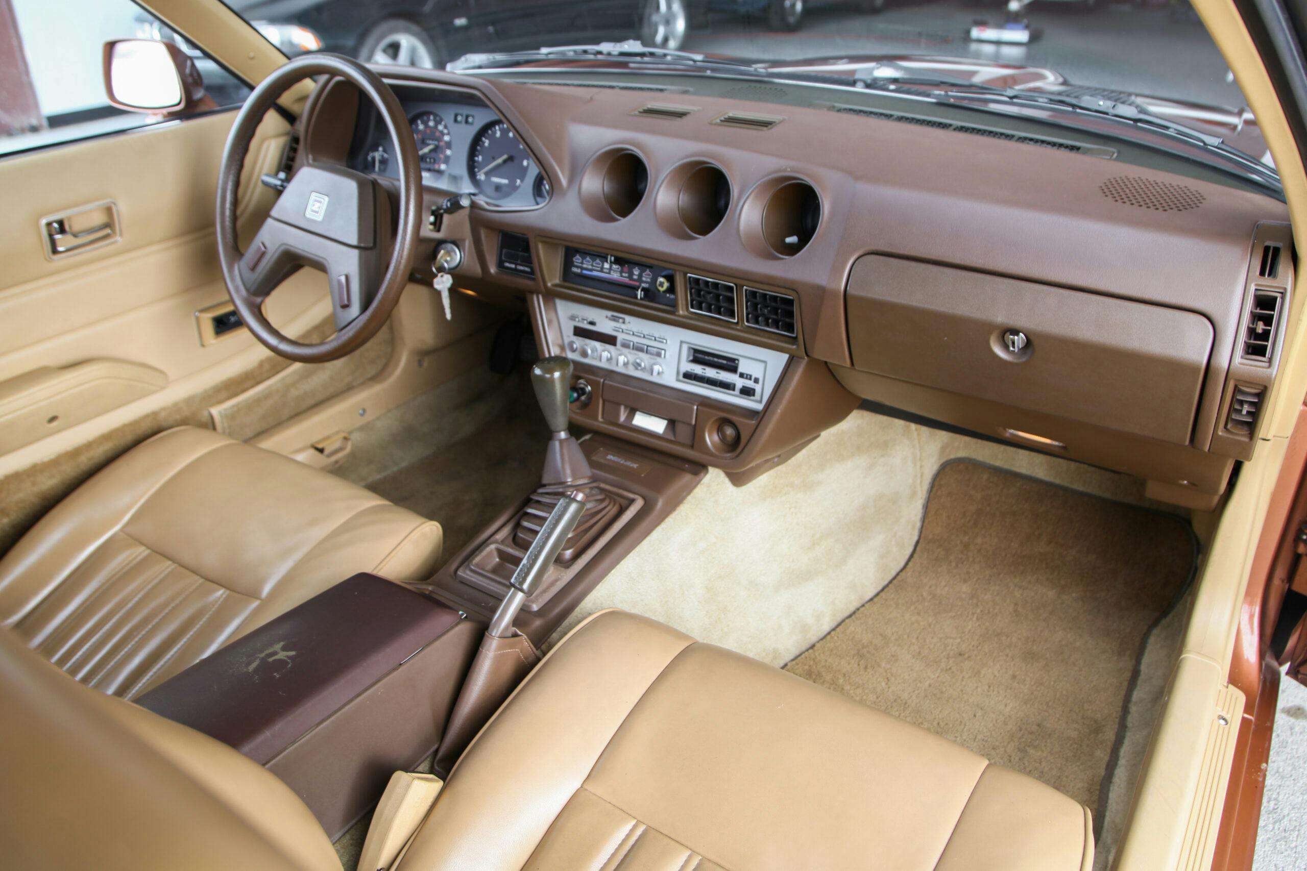 1981 Datsun 280ZX interior front full angled
