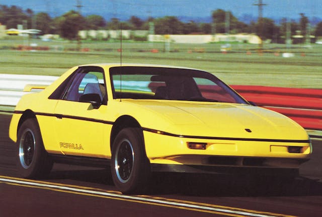 1988 Pontiac Fiero Formula Yellow