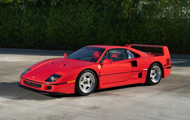 1990 Ferrari F40 front three quarter