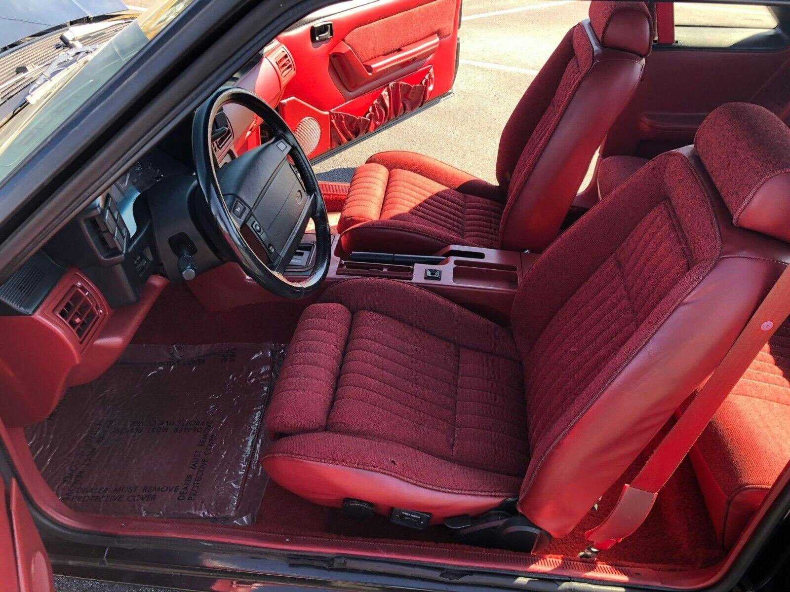 1990 Ford Mustang Holly research development vehicle interior front side