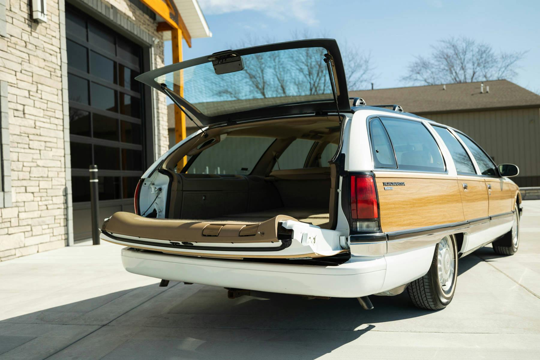 1996 Buick Roadmaster Estate Wagon interior rear cargo volume hatch open
