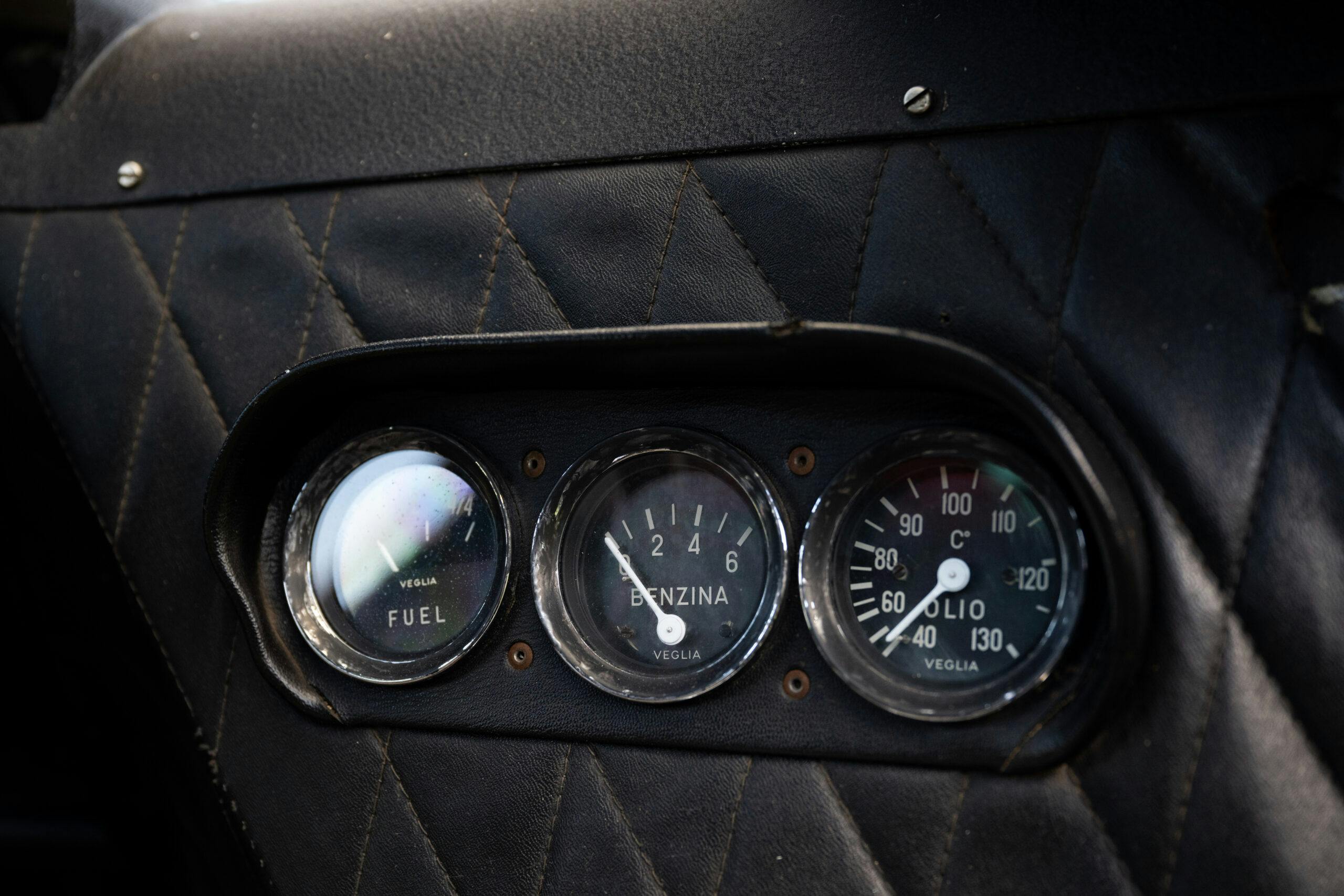 1964 Ferrari 250 LM interior gauges
