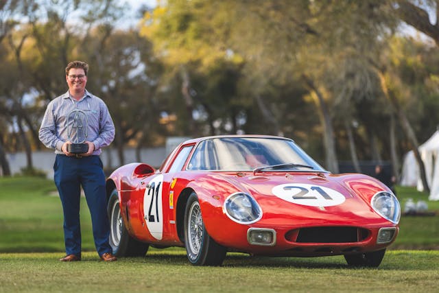 Amelia Concours 1964 Ferrari 250 LM show winner owner