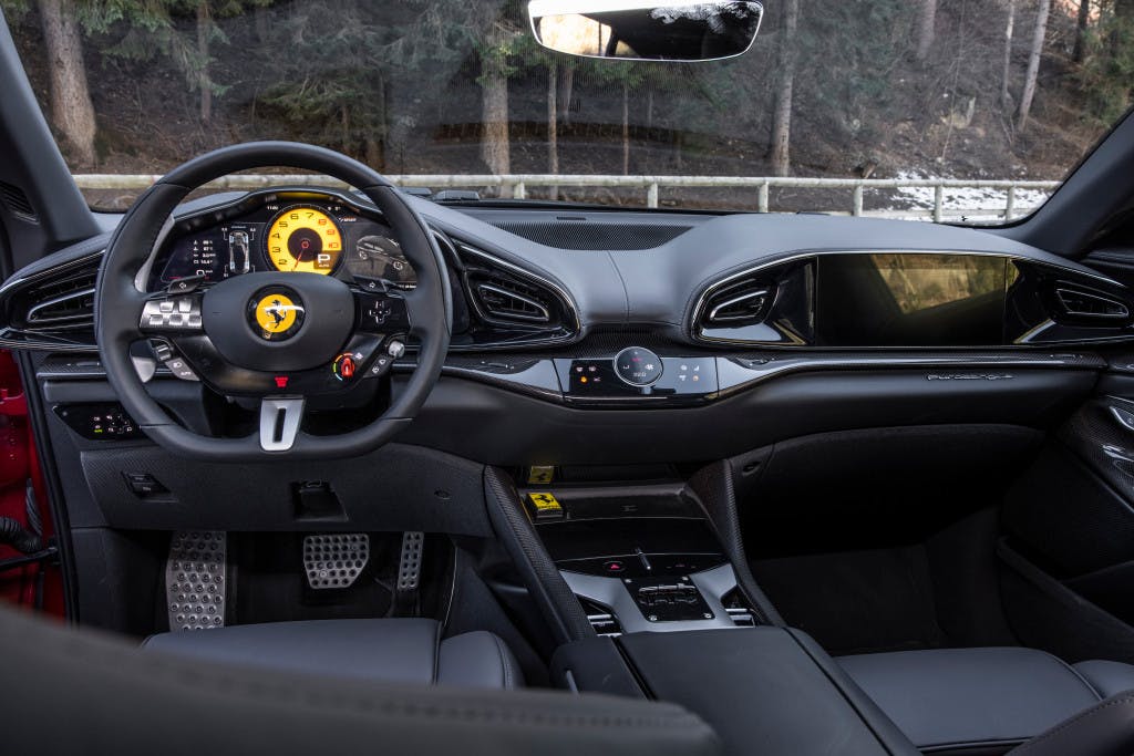 2023 Ferrari Purosangue interior front dash full