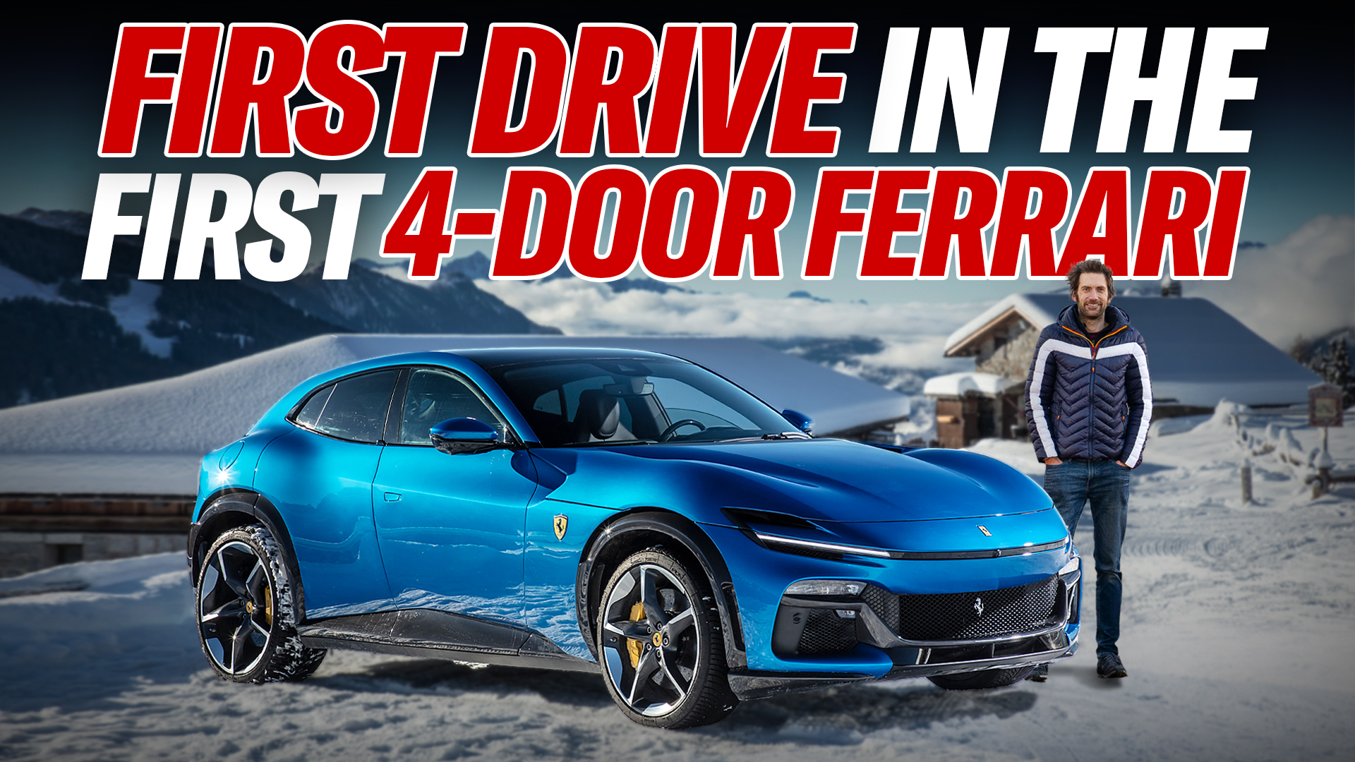 Driving The NEW Purosangue, Ferrari's First 4-Door Production Car