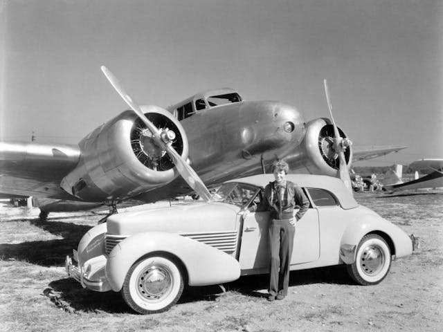 Amelia Cord Lockheed historical black white