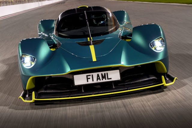 Aston Martin Valkyrie front action