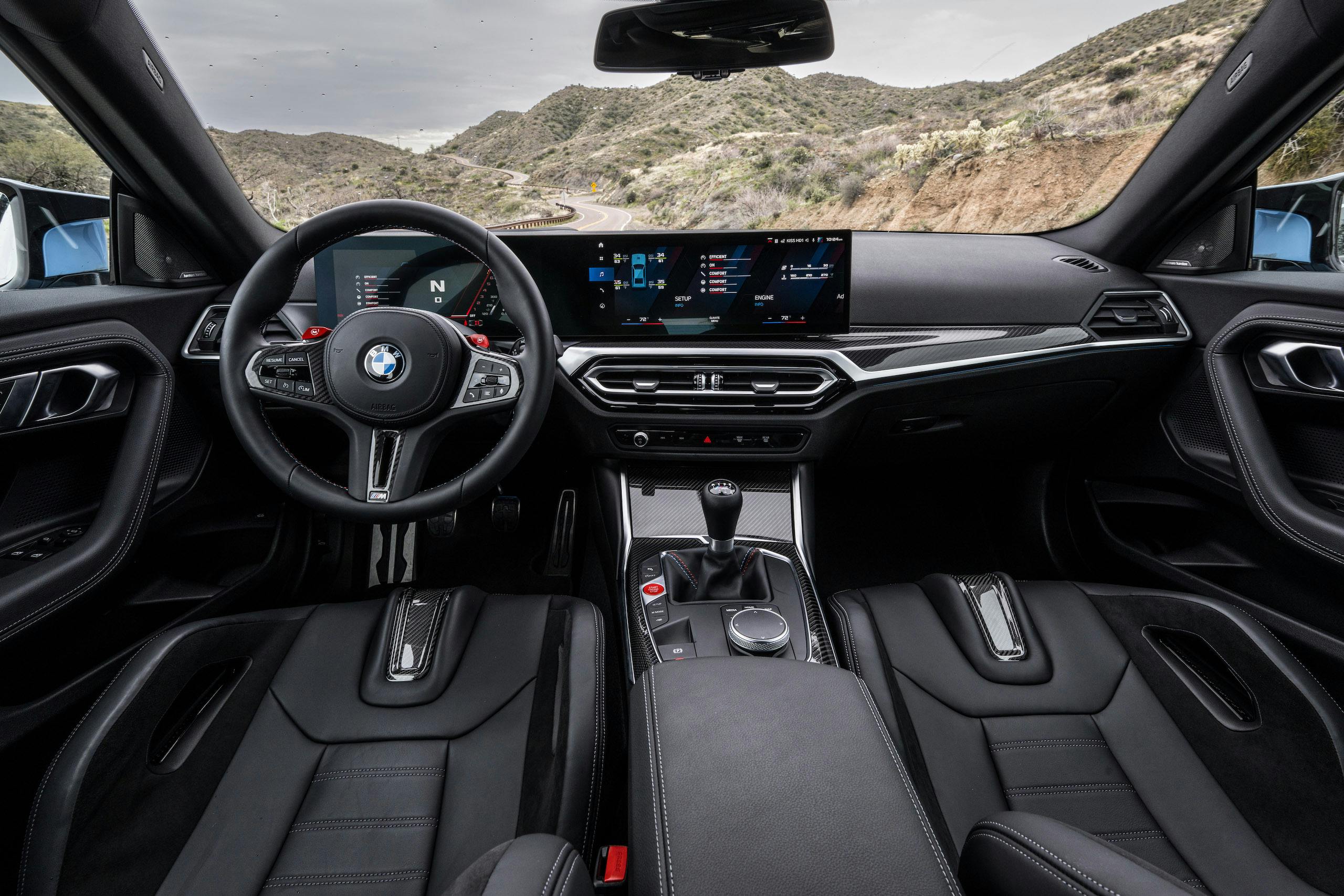 BMW M2 Zandvoort Blue interior front full