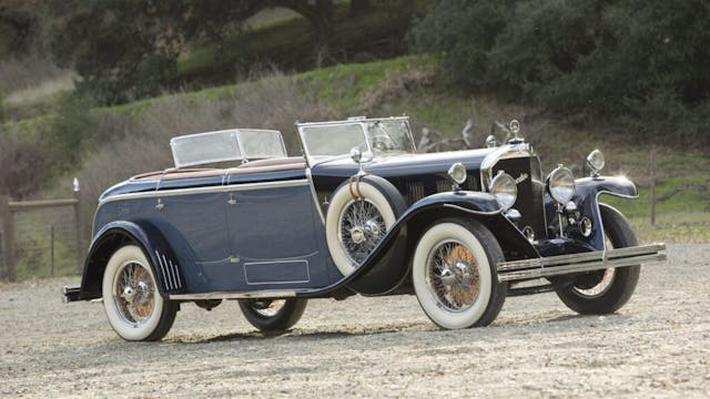1928 Mercedes-Benz 630K Torpedo Transformable front three quarter