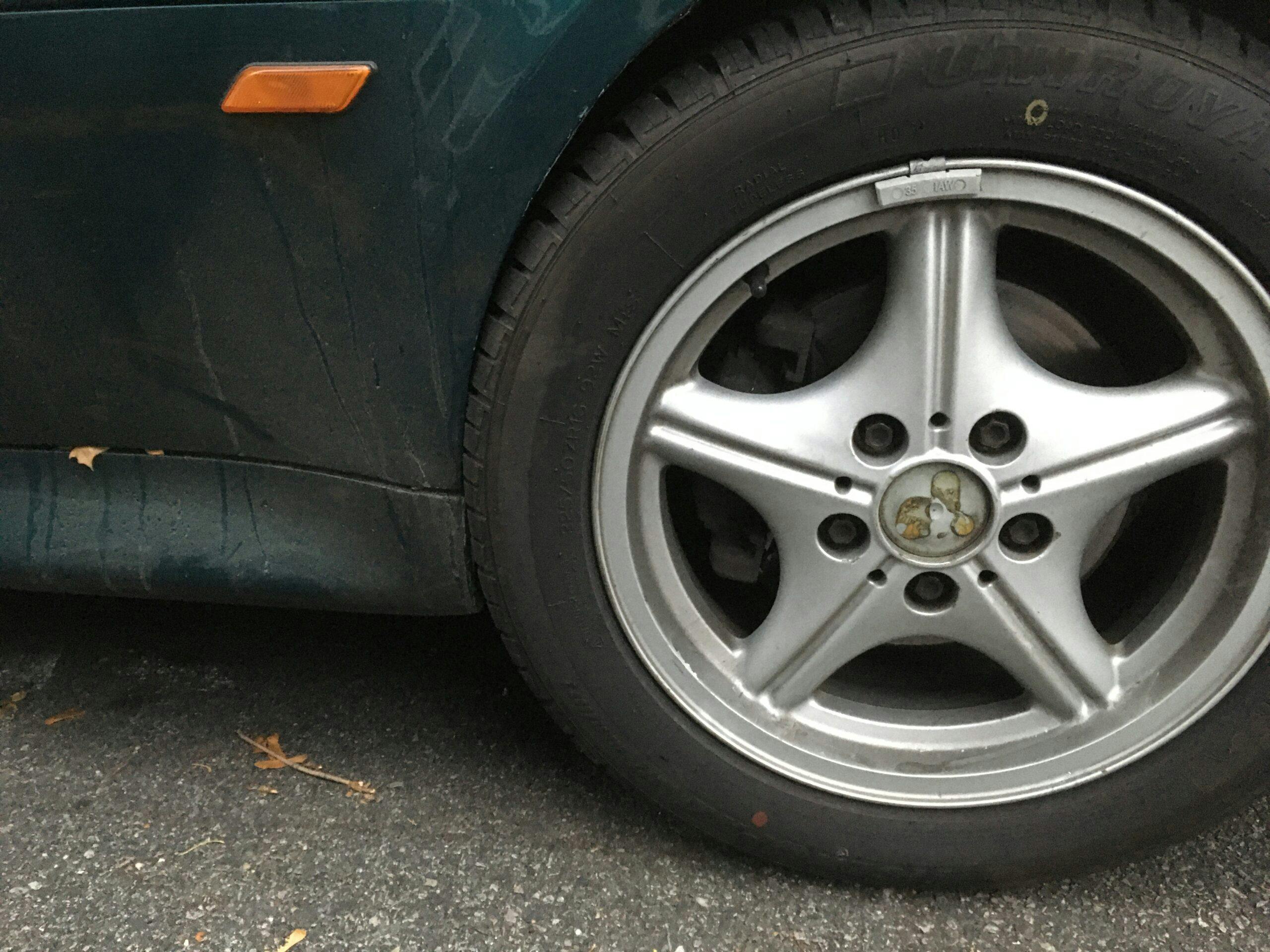 BMW wheel clearance sag
