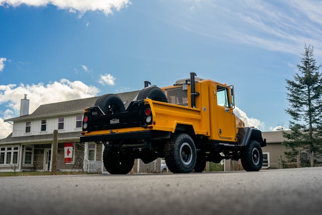 Unimog Grizzly Truck rear three quarter