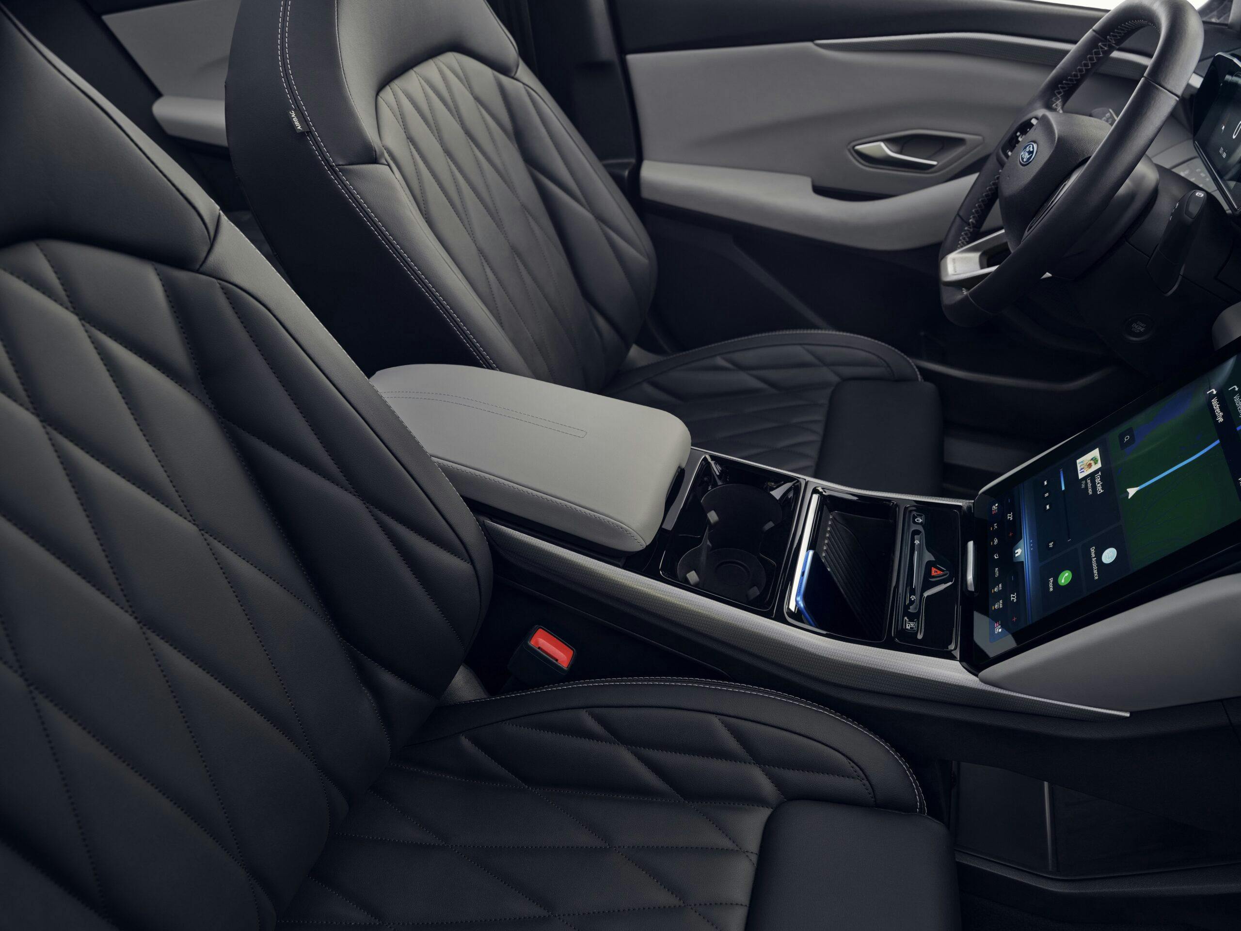 Ford Explorer EV interior seat details