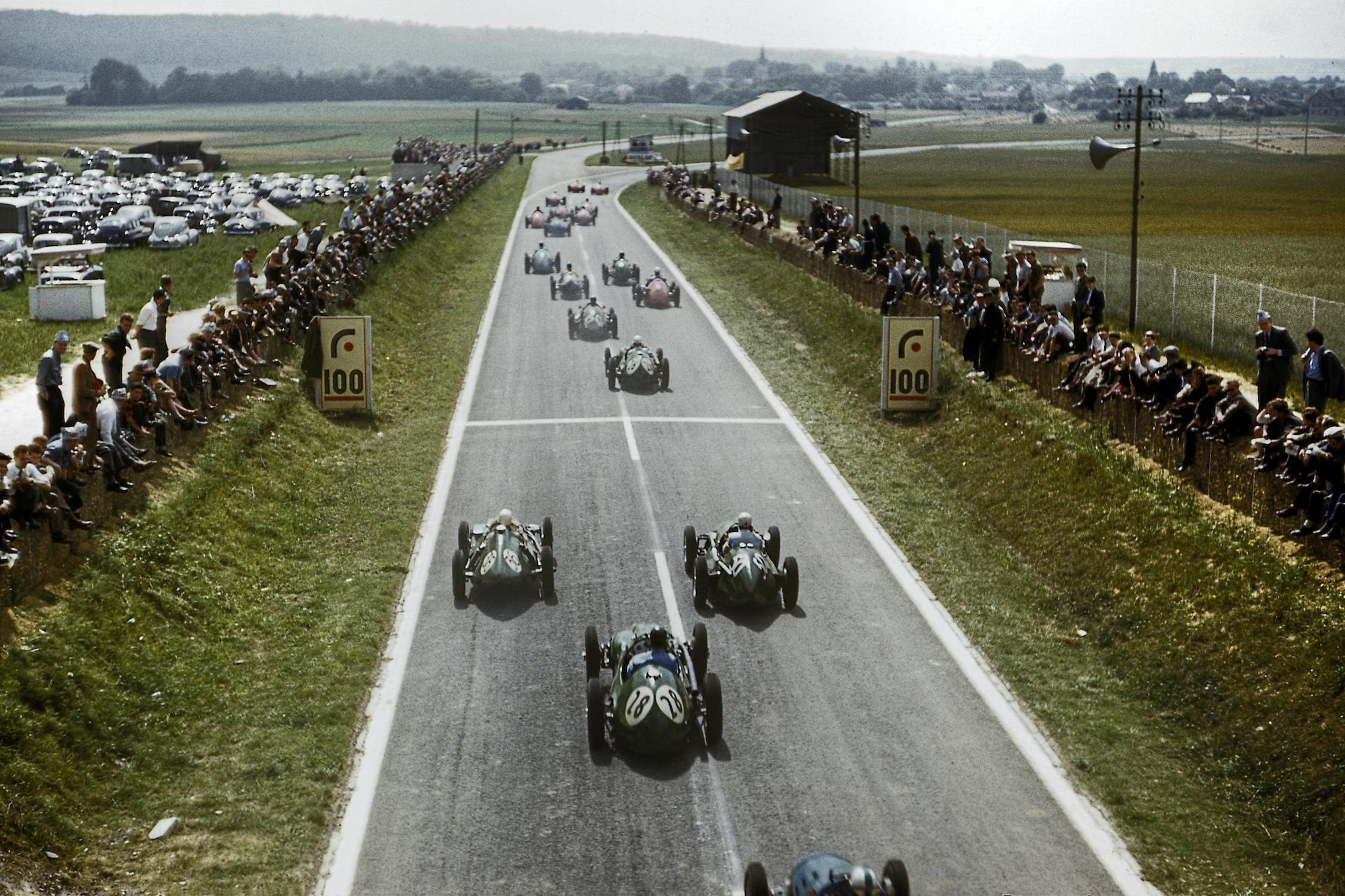 Stirling Moss, Peter Collins, Roy Salvadori, Grand Prix Of France